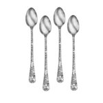 Honey Bee Iced Teaspoon Set of 4 shown on a white background