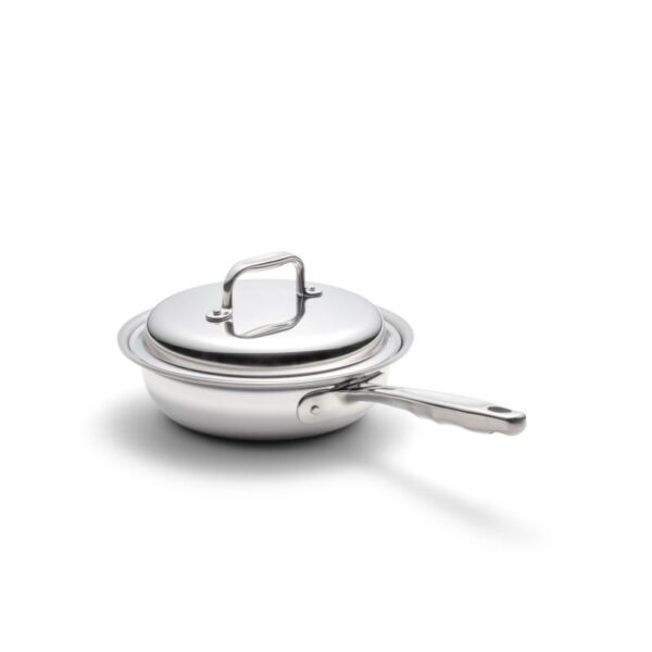 Stainless Steel 8″ Covered Fry Pan