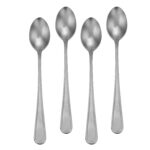 industrial rim four piece iced teaspoon set flatware made in the usa