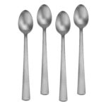 American Industrial iced teaspoon set of 4 made in the USA shown on a white background.