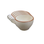 American Sandstone Latte cups shown on white background
