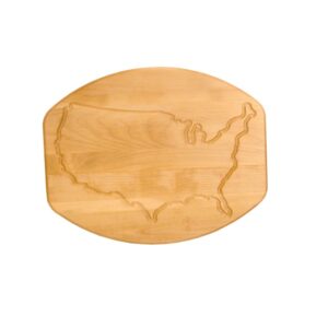 USA outline cutting board