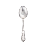 Martha Washington slotted spoon on white background.