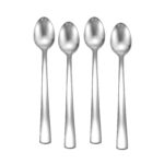 Modern America Iced Teaspoons set of 4 shown on a white background.