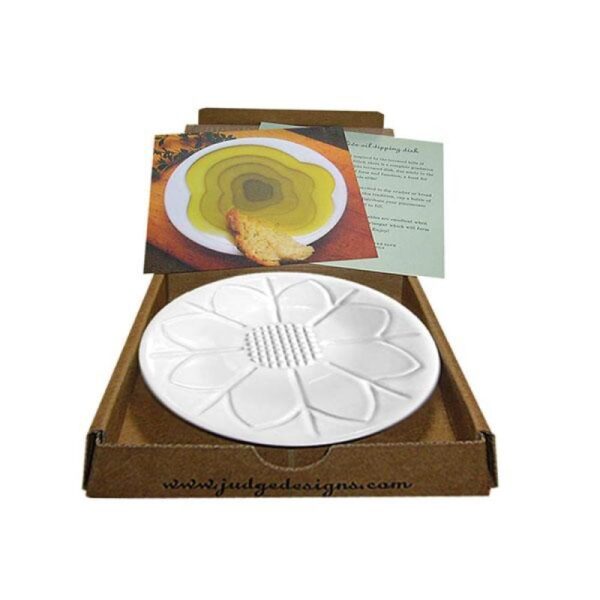 Olive Oil Dipping Dish – Flower