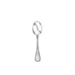 satin pearl teaspoon made in USA shown on a white background