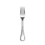 Satin Pearl salad fork shown on white background