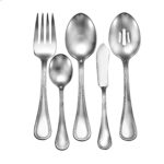 peal service set made in the USA flatware shown on white background