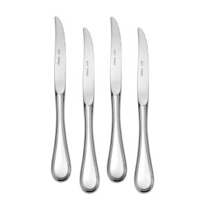 pearl steak knife set of flatware made in the USA shown on a white background