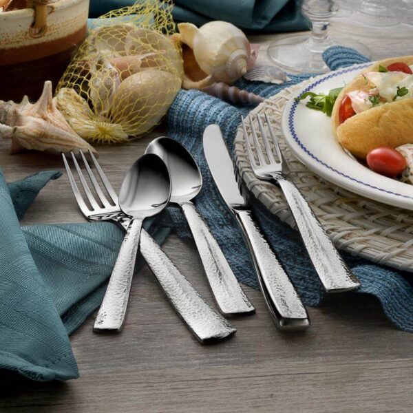 Pinehurst | Liberty Tabletop Hammered Flatware Pattern Made in the USA