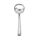 Prestige gravy ladle made in the USA shown on a white background.
