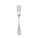Holidays flatware fork on white background