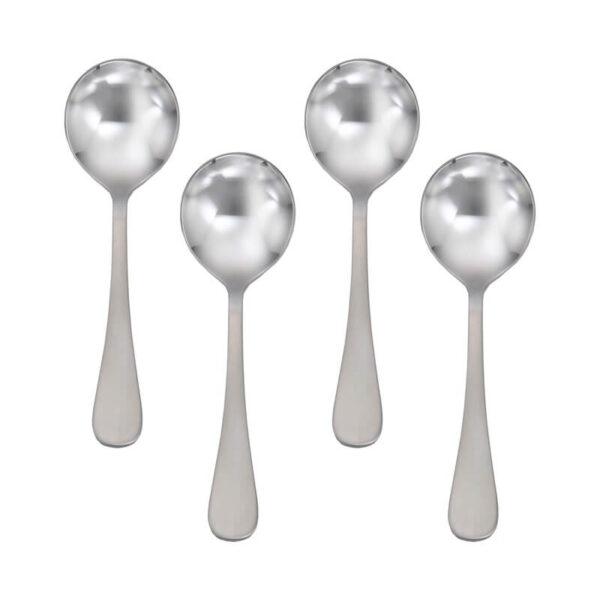 Satin Annapolis Soup Spoons Set of 4