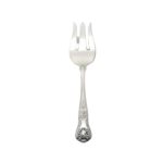 Sheffield cold meat fork on white background.