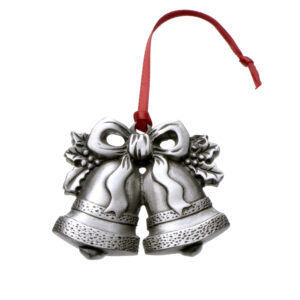 bells pewter christmas ornament