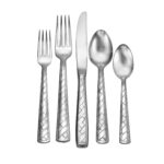 weave silvereware 5 piece place setting made in the usa