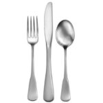 Candra flatware set shown on a white background.
