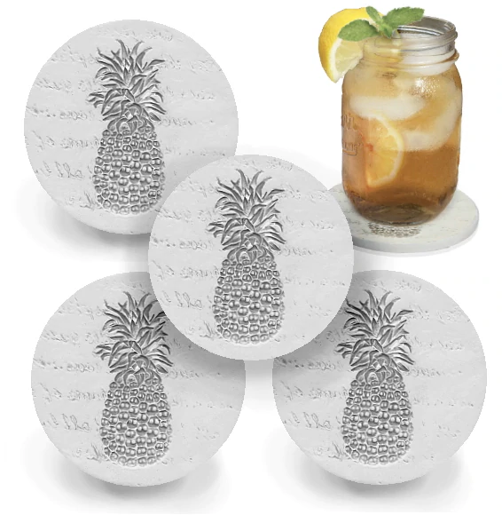 Pineapple Coasters Set of 4
