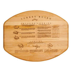 Turkey Cutting Board with Wedge and Grove