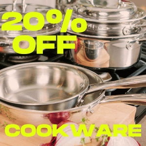 20% off Cookware Sale