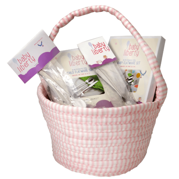 Baby Liberty Pink Baby Basket Bundle