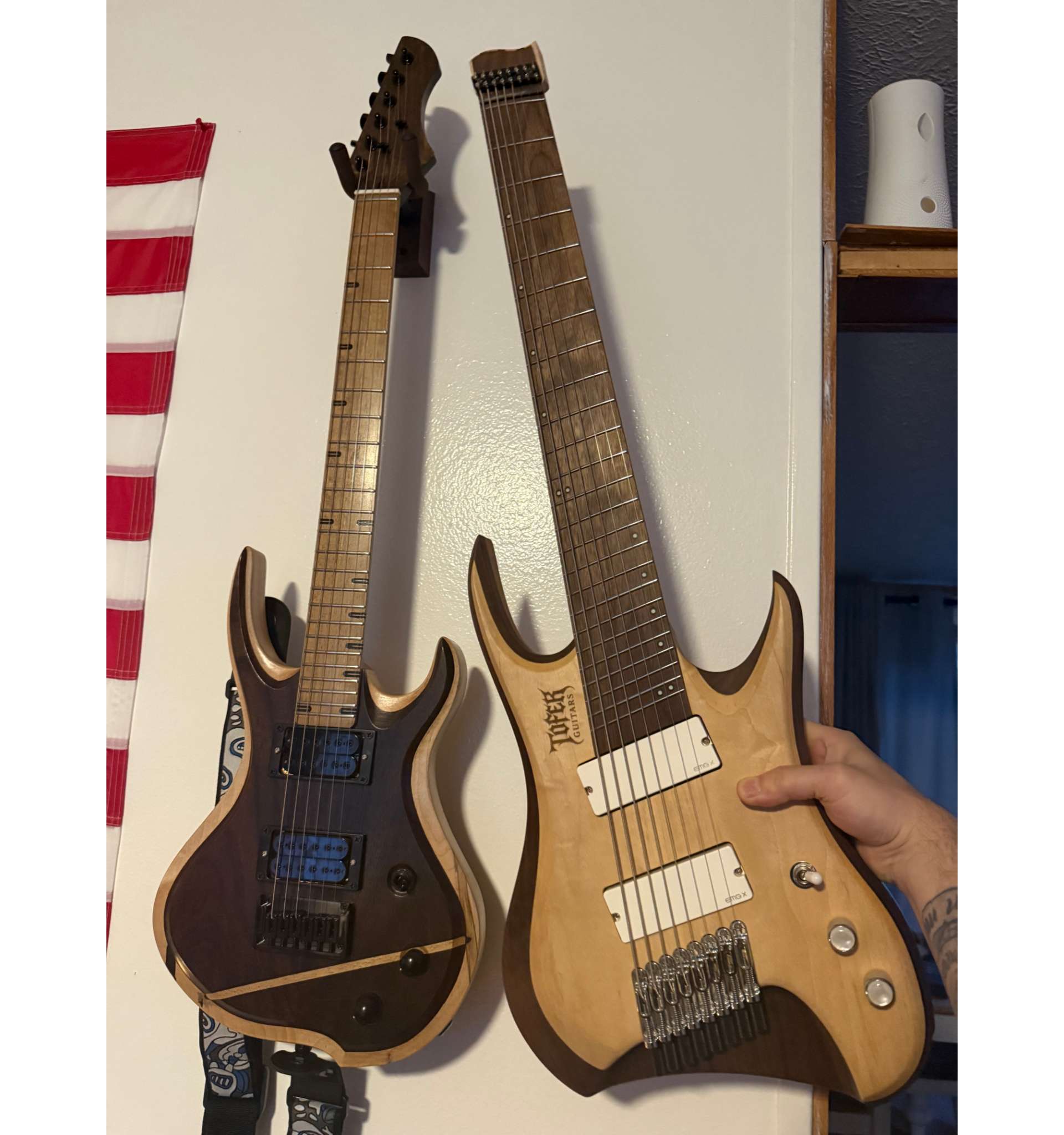 "Ritescar" seen on the left and "The Headless Horseman" on the right.