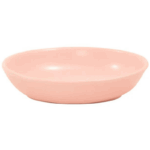 oval serving bowl matte pink