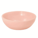 serving bowl matte pink