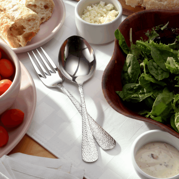 Providence | Liberty Tabletop Hammered Flatware Design Made in the USA