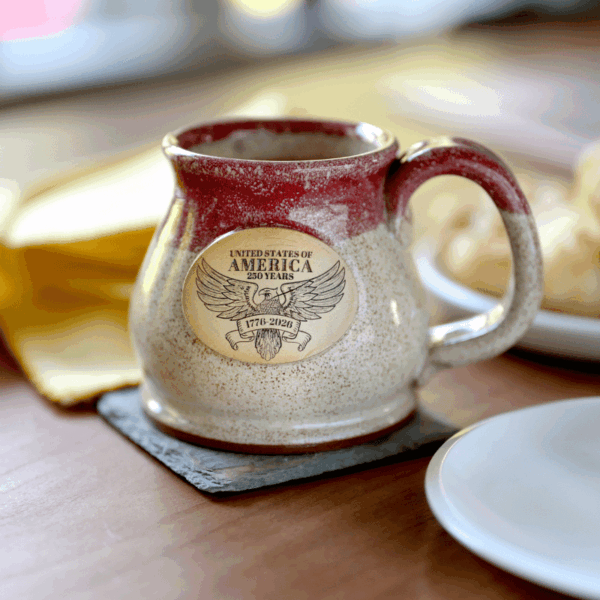 Colonial Red Semiquincentenial Mug