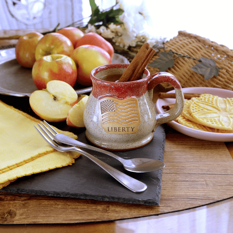 Liberty Tabletop Colonial Red Flag Mug